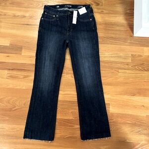J.Crew boot crop straight leg jeans! 🪩 new with tags 🏷️